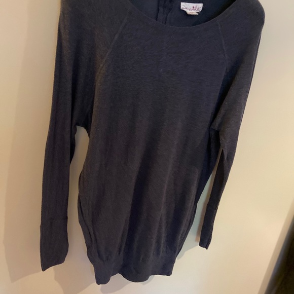 Navy Blue Sweater Dress - Picture 6 of 7